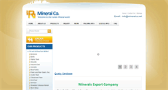 Desktop Screenshot of mineralco.net